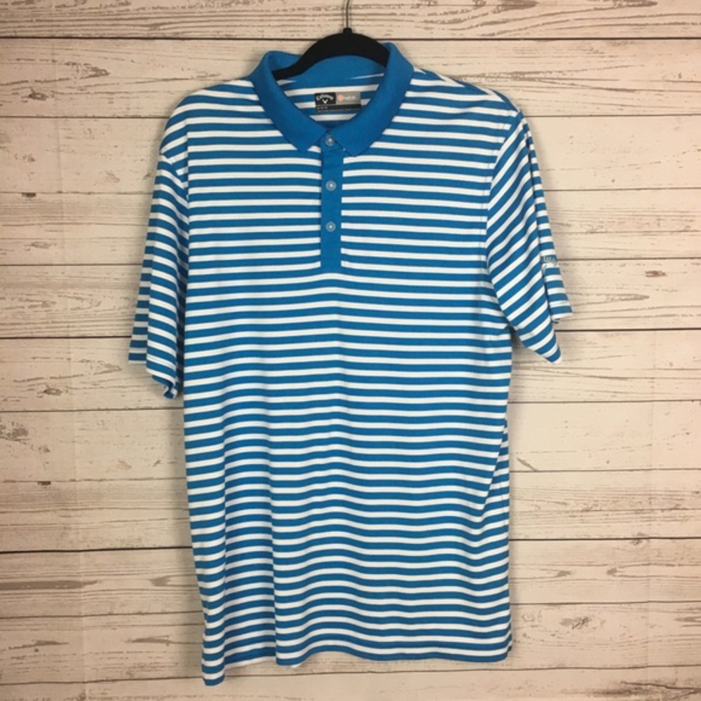 Callaway Stripped Polo (L)